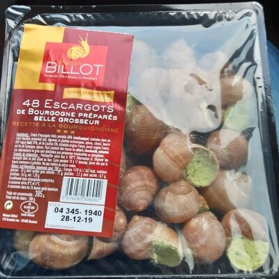 Escargots de Bourgogne préparés belle grosseur