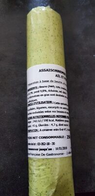 Assaisonnement au beurre ail et persil