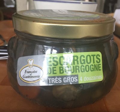 Escargots de bourgogne tres gros front packaging