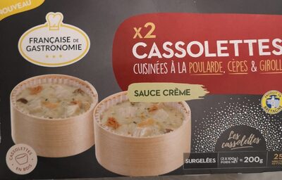 Cassolettes poularde, cèpes, girolles