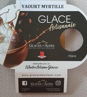 Glace yaourt myrtille