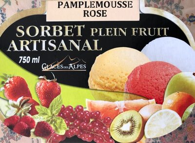 Sorbet Artisanal Pamplemousse Rose