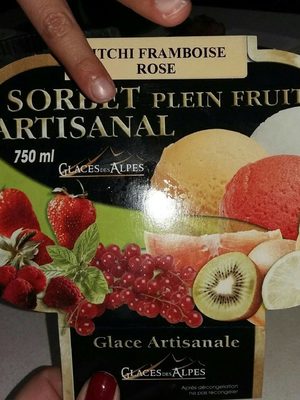 sorbet Litchi Framboise Rose