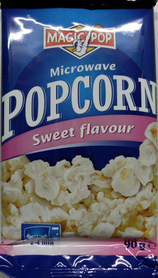 Magic Pop pop corn front packaging