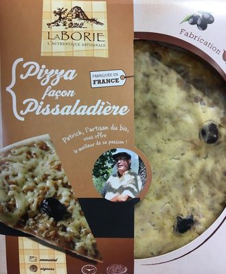 Pizza façon Pissaladière front packaging