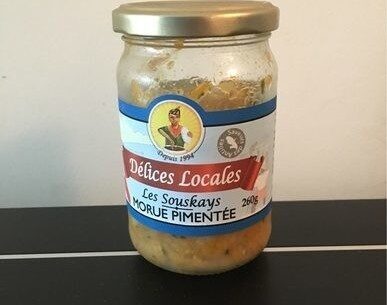 Les Souskays morue pimentée front packaging