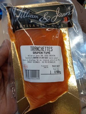 Saumon fume William & James Tranchette