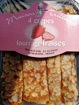 Maison Trillaud crêpes fourrage fraises