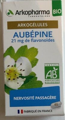 Aubépine front packaging
