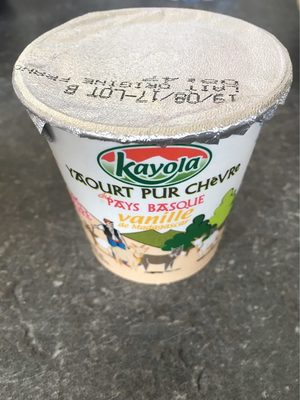 Yaourt pur chevre Citron