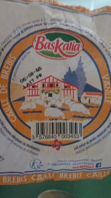 Caillé de Brebis à la vanille