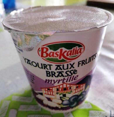 Yaourt aux fruits brassé myrtille