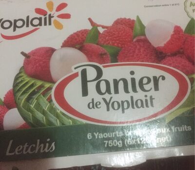 Panier yoplait letchis