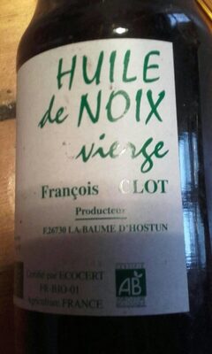 Huile de Noix vierge