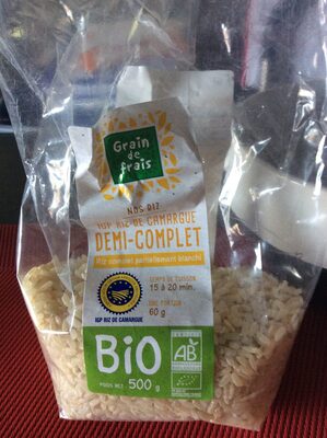 Riz de Camargue demi-complet
