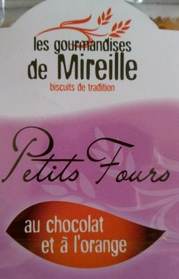Petits fours au chocolat et à l'orange