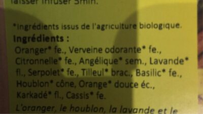 Unknown ingredients label