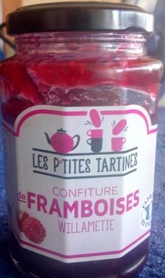 Confiture de framboises Willamette front packaging