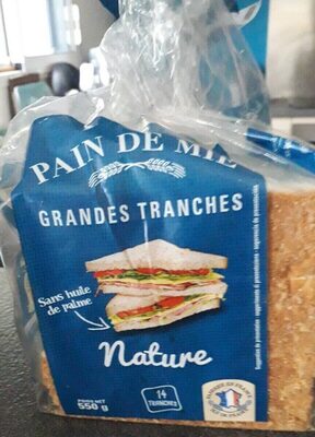 Pain de mie nature
