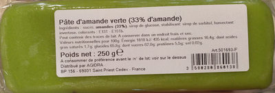 Pâte d'Amande Verte