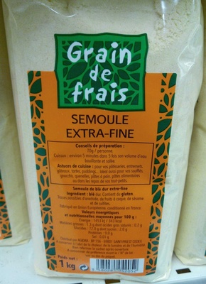 Semoule extra-fine