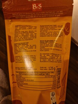 Pépites De Chocolat B &S Sachet