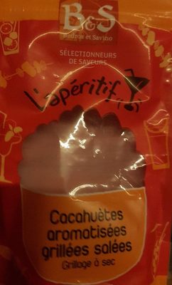 Cacahuètes aromatisées grillées salées