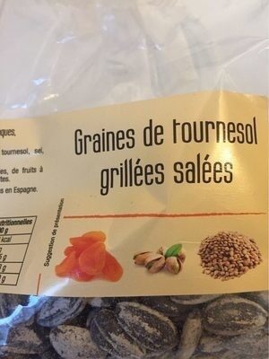 Graines de tournesol grillées salées