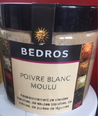 Poivre blanc moulu