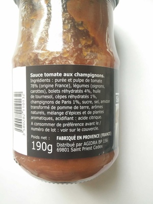 Sauce champignons bolets et cèpes