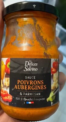 Sauce Poivrons aubergines et parmesan