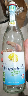 Limonade goût citron bio à l'eau de source