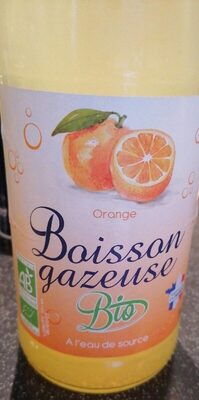 Boisson gazeuse bio orange