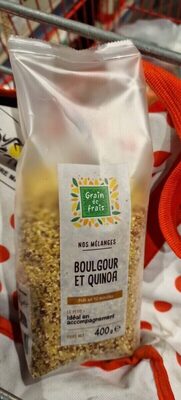 Boulgour  et quinoa front packaging