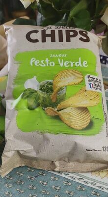 Chips saveur pesto verde