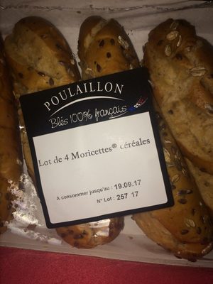 Lot de 4 Moricettes Céréales