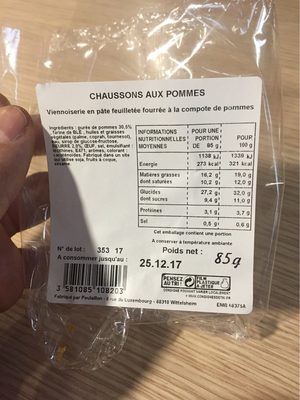 Chaussons aux Pommes