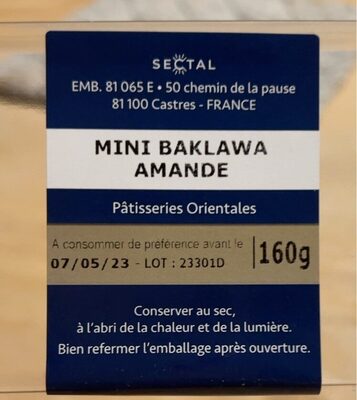 Mini Baklawa Amande