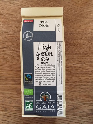 Thé noir Ceylan High grown