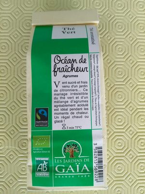 Thé Vert Océan de fraîcheur front packaging