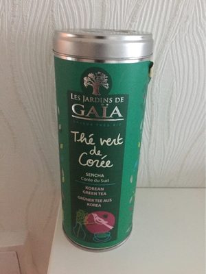 Thé vert de Corée front packaging