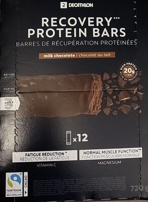 Recovery protein bar chocolat x12