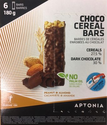 Choco cereal bars - Barres de céréales enrobées au chocolat