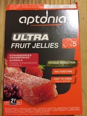 Ultra Fruit Jellies fraise canneberge acérola
