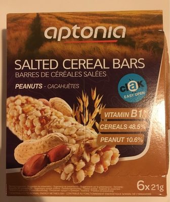 Barre de Céréales Salées - Cacahuètes