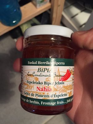 Gelee de piments d'Espelette Nahia BIPIA