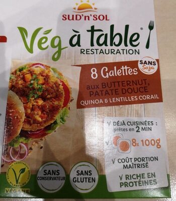 Galettes butternut et patate douce