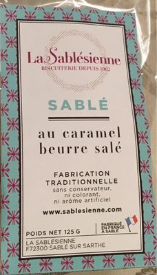 Sablé au caramel beurre salé