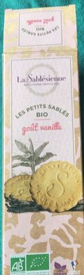 Petits sablés bio vanille front packaging