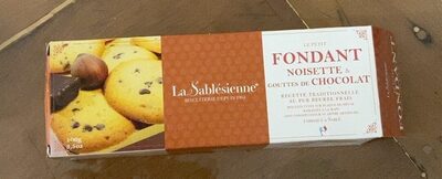 Le petit fondant noisette et gouttes de chocolat front packaging